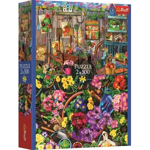 Trefl 2 Puzzles - Travailler Dans Le Jardin 37529 pas cher