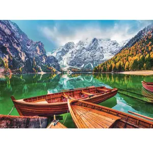 Trefl legpuzzel Lake Braies Italië 500 stukjes puzzelspel.