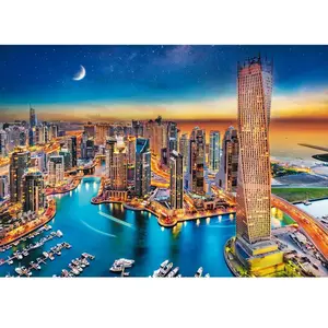 Trefl Prime - Puzzle UFT Cityscape: Dubai, United Arab Emites - 500 pièces - Carton le Plus Gros, Dubaï, Paysage Urbain, Puzzles Modernes, Loisir Créatif pour Adultes et Enfants plus de 10 ans pas cher