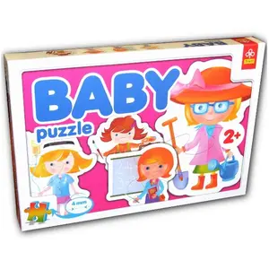 Trefl 4 mini Puzzles forme : Les métiers 36033 pas cher