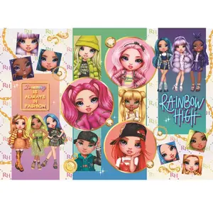 Trefl - Amitié Rainbow High - Puzzle 200 éléments - Puzzle coloré avec des Personnages de Conte de Fées Rainbow High, Divertissement Créatif, Amusement pour les Enfants à partir de 7 ans
