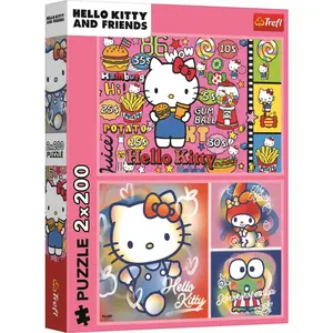 Trefl 2 Puzzles - Hello Kitty Et Ses Amis - Hello Kitty 13336 pas cher