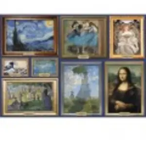 Trefl Puzzle 1000 - Eine Sammlung von Kunstwerken pas cher