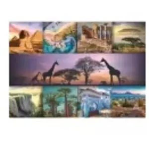 Trefl Puzzle 1000 - Collage - Afrique (1000 Pièce)