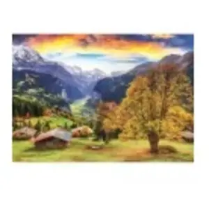 Trefl Puzzle 1000 - Village alpin pittoresque (1000 pièces) pas cher