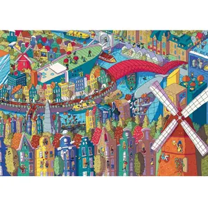 Trefl Prime Eye Spy Sneaky Peakers Amsterdam puzzel - 1000 stukjes