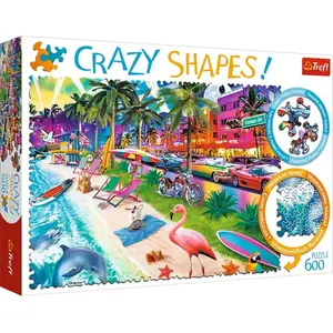 Trefl Trefl - Puzzels - 600 Gekke Vormen" - Miami Beach"