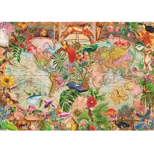 Trefl L'Heure Du Thé : Carte Du Monde Antique 12077 pas cher
