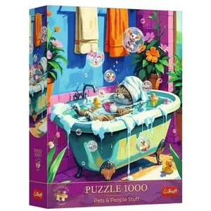 Trefl Puzzle Premium Plus 1000 Miau (1000 pièces) pas cher