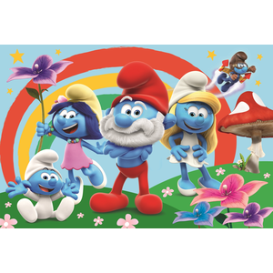 Trefl Maxi puzzle - Les Schtroumpfs (24 pièces) pas cher