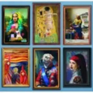 Trefl Puzzle 6000 - Lustige Kunstkollektion (6000 pièces) pas cher