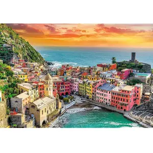 Trefl Pz. Romantische Zonsondergang: Vernazza, Ligurien pas cher