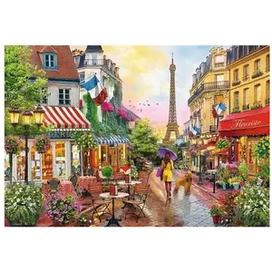 Trefl Puzzle 1500 pièces «Le charme de Paris» - 85 x 58 cm (peinture)