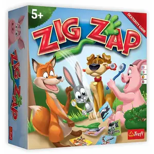 Jeu de société - TREFL - Zig zap - Coloré - 5 ans - 2 à 4 joueurs pas cher