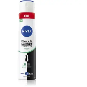 Nivea - Black&White Invisible Fresh pas cher