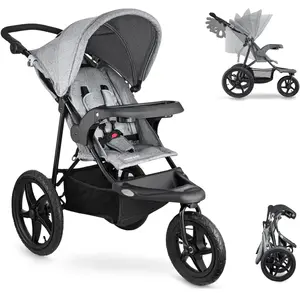 Moby-System Runner Poussette à trois roues Buggy Mountain pour enfants jusqu'à 15 kg, elle tourne bien, confortable, se replie facilement, grise pas cher