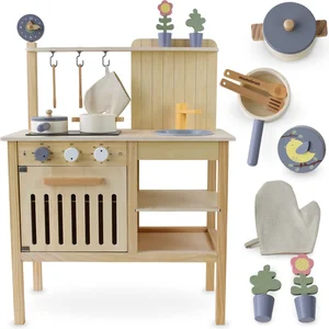 Comparateur de prix : Cuisine Enfant en bois - Mamabrum- + 3 ans- MAM131- Dinette style Boho...