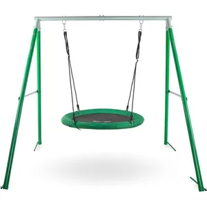 HyperMotion Balançoire Enfants 3+ avec Armature et Cordes, Balançoire ...Vendu parcdiscount