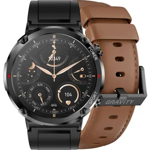 Gravity GT21-4 Smartwatch + schwarzes Silikonarmband, Montre connectée pas cher