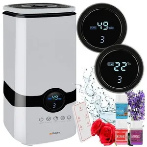 Ruhhy Ultrasone Luchtbevochtiger met Aromatherapie - 4L met Geurolies pas cher