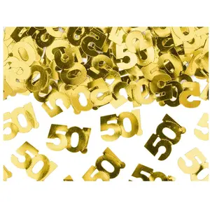 Partydeco Confettis métalliques 60 ans pas cher