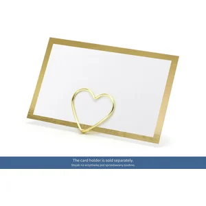 PartyDeco Party-Decoration Naamkaartje Frame Gold (10 stuks) pas cher