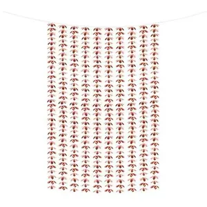 Party-Decoration Partydeco - Bloemen Backdrop Rosé Goud (1m x 2m) pas cher