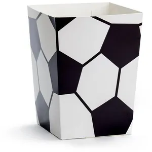 PARTYDECO - 6 Voetbal popcorndozen pas cher