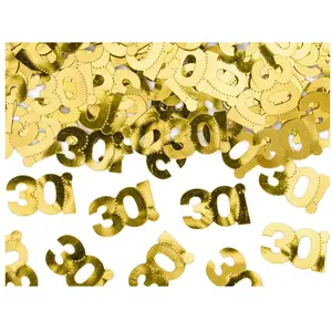 Partydeco Confettis métalliques 30 ans pas cher