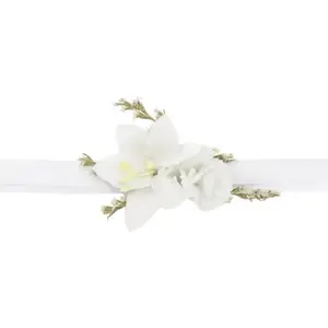Party-Decoration Partydeco - Sieraden - Corsage Wit pas cher