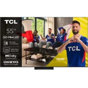 Comparateur de prix : TV Mini Led TCL 55C69K PRO (140cm)