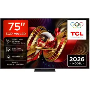Tcl 75c8l Sqd-mini - Ultra Hd 4k Tv Miniled 75 Pouces 2026