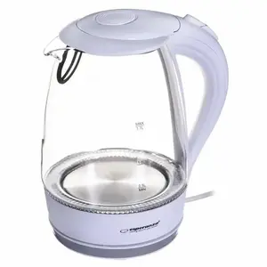 Comparateur de prix : ESPERANZA BOUILLOIRE ÉLECTRIQUE VERRE SALTO ANGEL 1,7 L BLANC