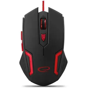 Esperanza Fighter Gaming Souris Optique, 6 Boutons, Câble USB, Rouge pas cher