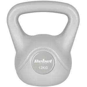 Rebel Electro Kettlebell Bitume 18 kg RBA-2322G-18 Gris pas cher