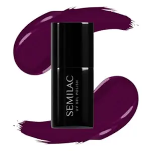 Semilac Vernis à ongles gels semi-permanents UV 083 Burgundy Wine 7ml pas cher