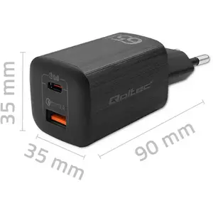 Qoltec 50766 chargeur d'appareils mobiles Ordinateur portable, Console... pas cher