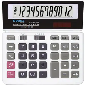 Calculatrice de Bureau DONAU Tech/K-DT4125-09 Fonction Racine 12 Chiff...