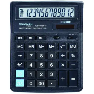 Calculatrice de Bureau DONAU Tech/K-DT4121-01 Fonction Racine 12 Chiff... pas cher
