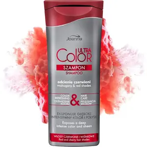 Joanna Ultra Color Shampooing pour cheveux rouges et acajou 200 ml