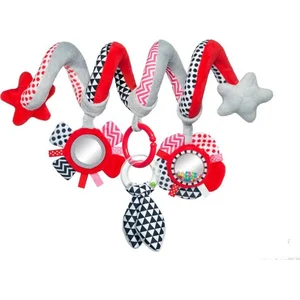 Canpol Jouet Pour Bébé Babies Interactive Crib/pram Zig Zag 68/063_red pas cher