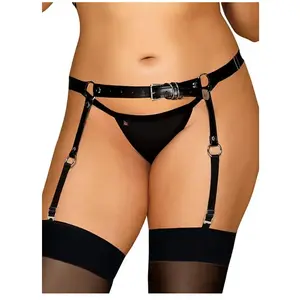 Obsessive Verstelbare Jarretelgordel Lakleer - Curvy pas cher