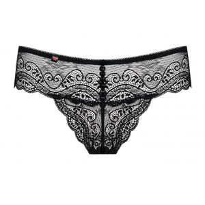 Obsessive String Ouvert L'Entrejambe Miamor - Noir pas cher