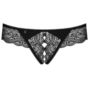 Obsessive String Ouvert L'Entrejambe Miamor - Noir Taille UniqueVendu parbol