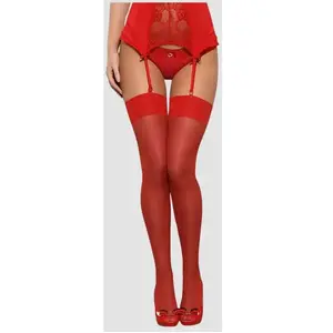 Obsessive - S800 Kousen Rood L/XL pas cher