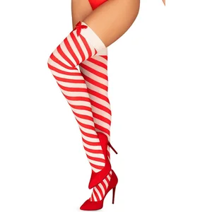 Obsessive - Kissmas Kousen Rood L/XL pas cher