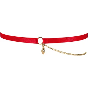 Obsessive - Ingridia Kousenband - Rood pas cher