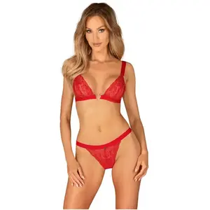 Obsessive - Elianes Tweedelige Set - Rood pas cher