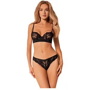 OBSESSIVE SETS Serena Love - Kant Set - ZwartVendu parbol