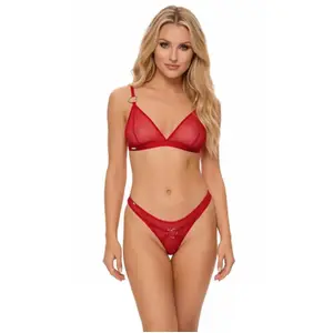 Obsessive - Crimessa Lingerieset - Rood pas cher